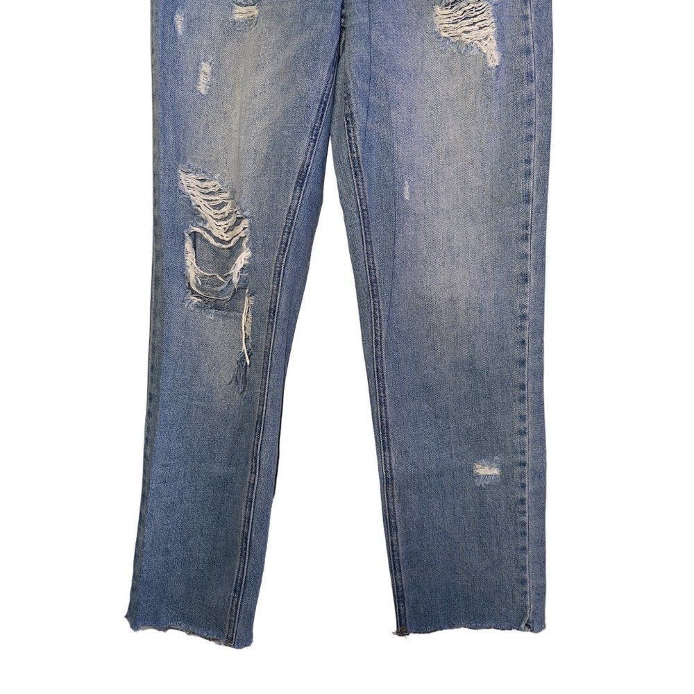 BDG Urban Outfitters Slim Straight Classic Distressed Hidden Button Fly Jeans 26 - Picture 5 of 13